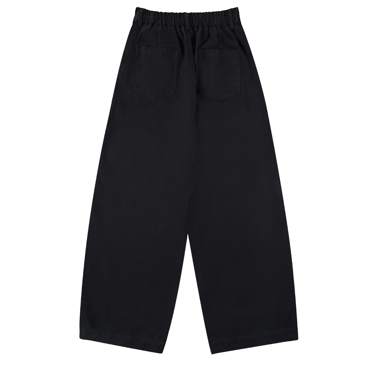 Relaxed Fit Wide Leg Casual Pants