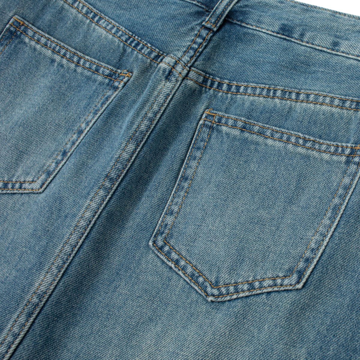 Rhinestone Embellished Paint-Splattered Mini Skirt