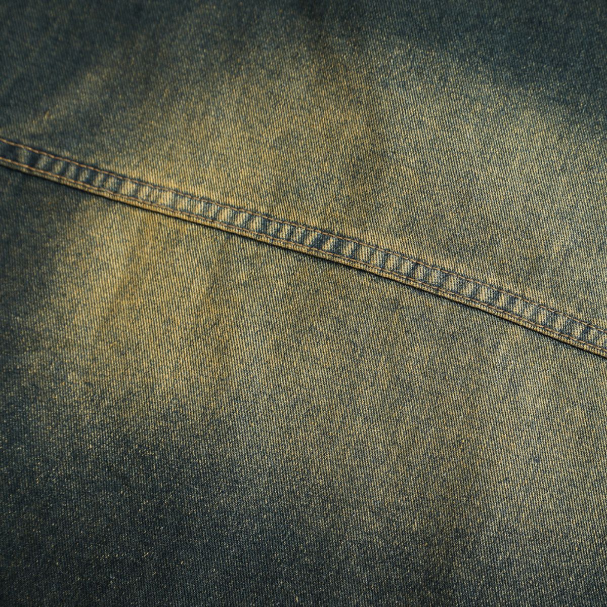 Button-Front Washed Denim Vest