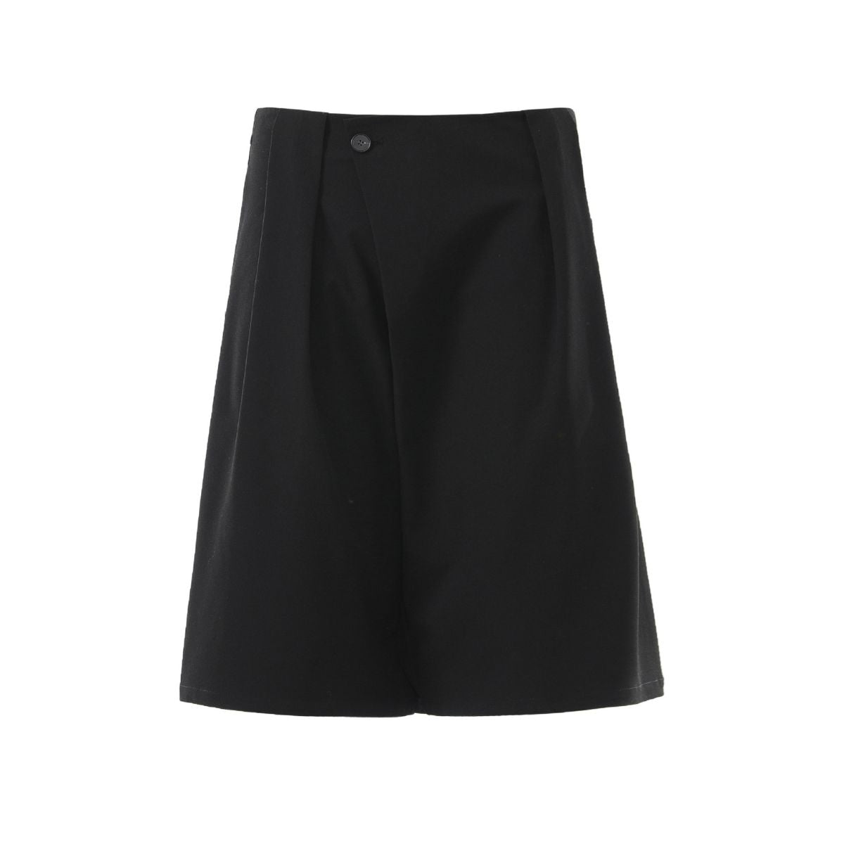 Vintage Asymmetrical Wide Leg Cropped Suit Shorts