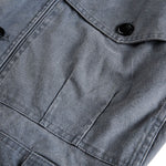 Vintage Washed Canvas Barn-style Loose-fitting Denim Jacket