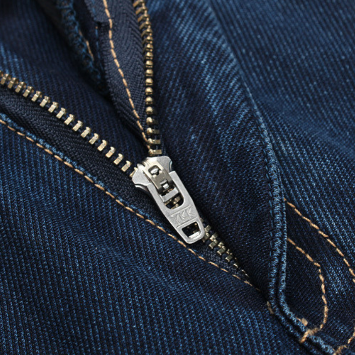 High-Waisted A-Line Knit Denim Skirt