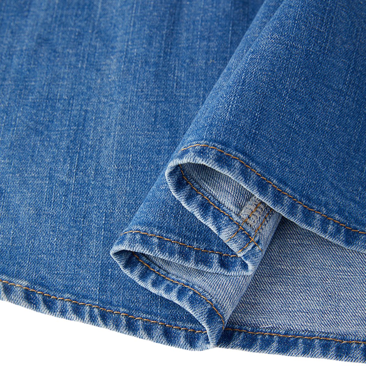 Spaghetti Strap Denim Midi Dress