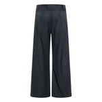 Vintage High Street Pleated Wide-Leg Draped Trousers