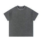 340G Vintage Wash Waffle Knit Relaxed Fit T-Shirt
