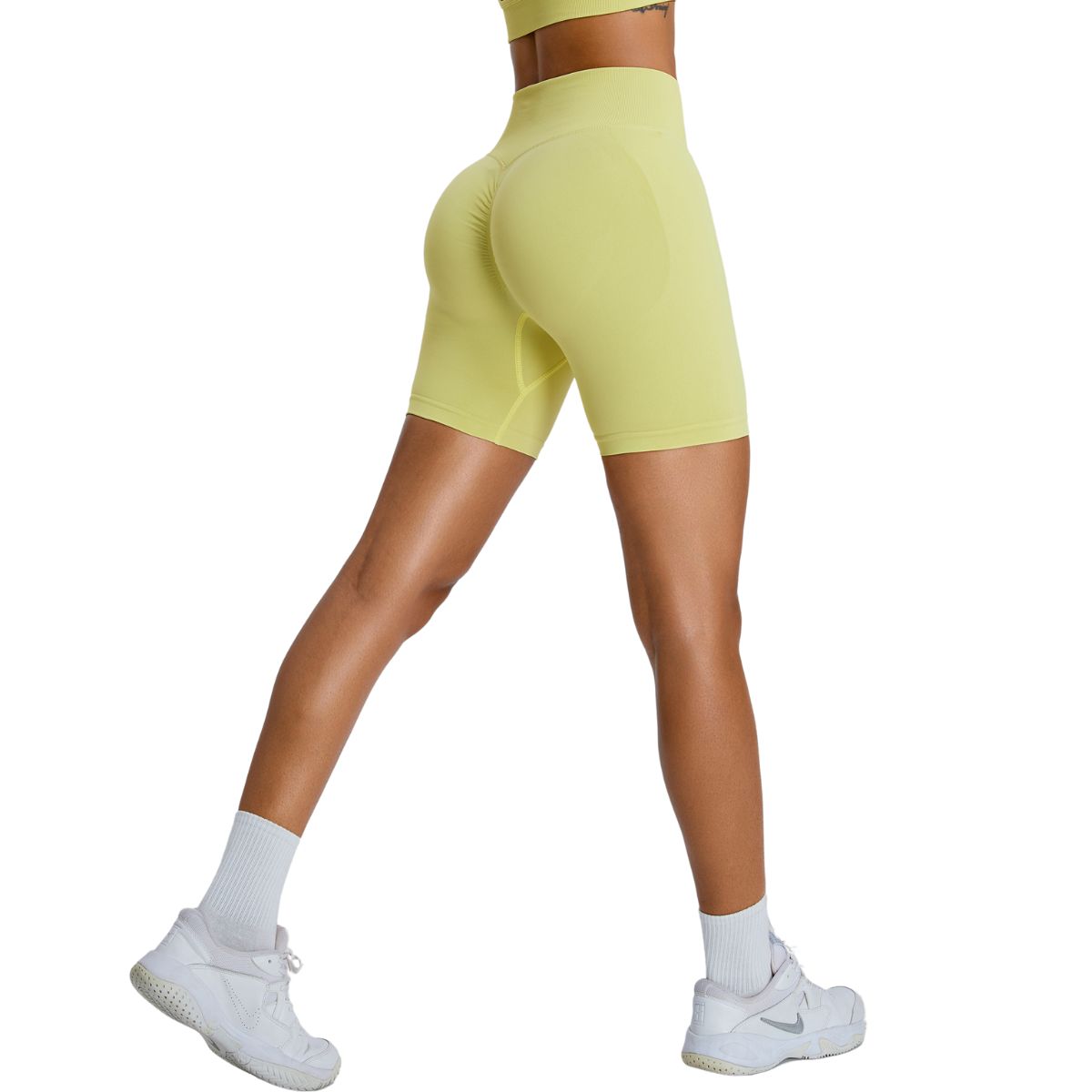 High-Waisted Quick Dry Workout Shorts