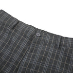 Plaid Multi-Pocket Cropped Cargo Shorts