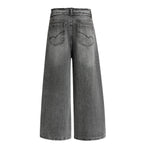 Vintage Washed Distressed Baggy Denim Jeans