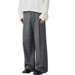 Pleated Wide-Leg Trousers