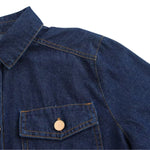 Women's Simple Denim Shirt Casual Long Sleeve Shirt Jacket