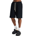 Pantalones cortos de patchwork de color liso