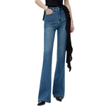Risen Women's High-Rise Stretch Flare Jeans