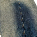 Smoke Rise Ombre Washed Faded Barrel Leg Jeans