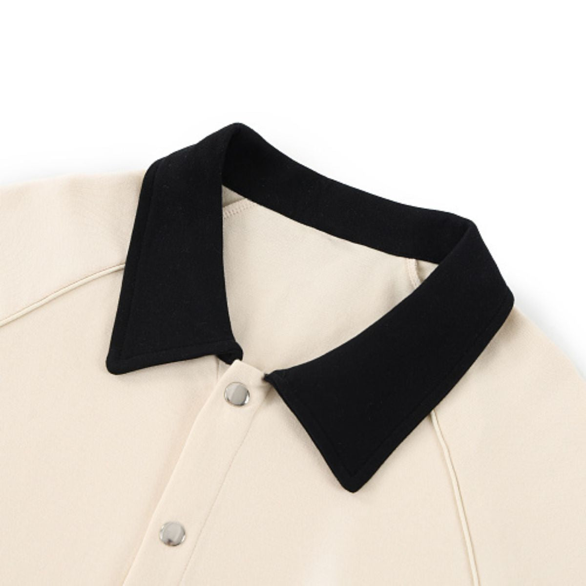 Vintage Washed Colorblock Relaxed Fit Polo T-Shirt