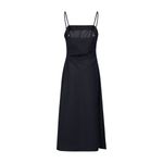 Spaghetti Strap Denim Slip Midi Dress