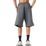 Knee-Length Fleece Baggy Sweatpants