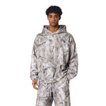Relaxed Branch Camouflage Fleece Hoodie