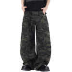 Baggy Camouflage Cargo Denim Pants