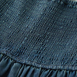 Relaxed Spaghetti Strap Denim Midi Dress