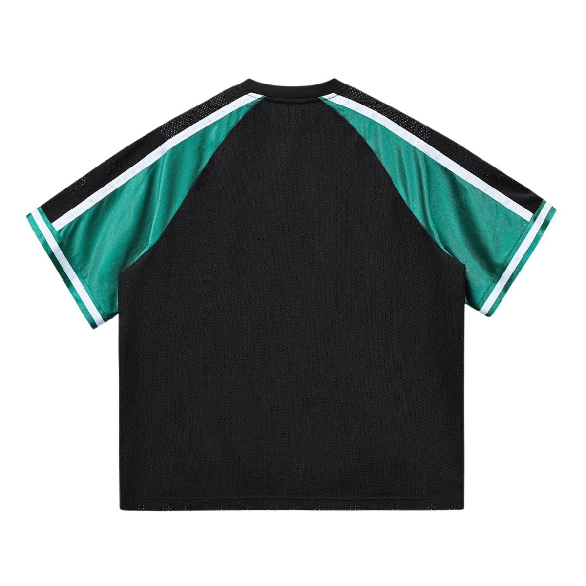 Breathable Mesh Contrast Retro Outdoor Activity Tee