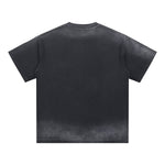 Vintage Wash Baggy Gradient Cotton Tee 260gsm