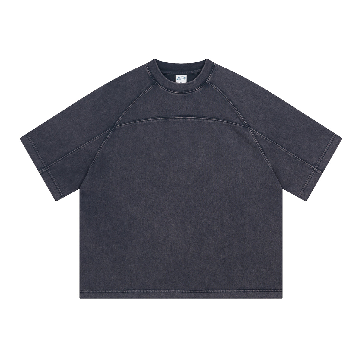 Vintage Washed Patchwork Cotton Tee 285gsm