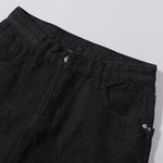 Shibuya Dragon Embroidered Wide Leg Jeans