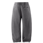 Vintage Wash Distressed Barrel Leg Pants