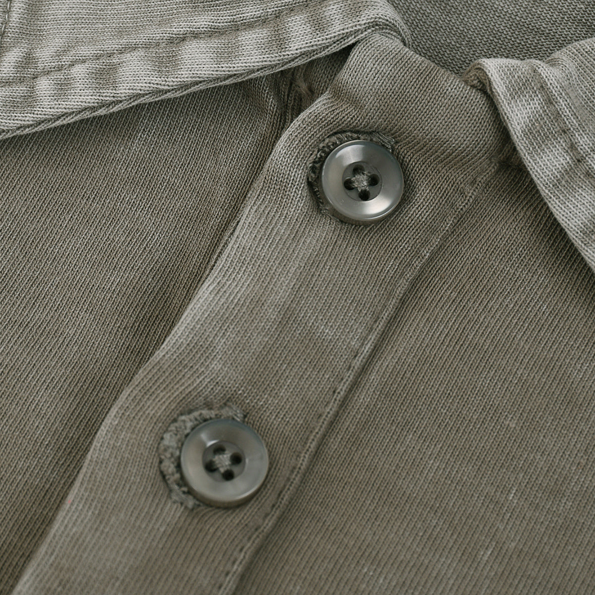 Heavyweight Reverse-Dyed Polo Shirt 320gsm