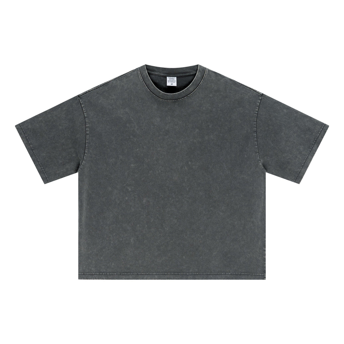 Oversized Vintage Wash Cotton Tee Shirt