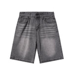 Vintage Washed Knee Length Denim Bermuda Shorts