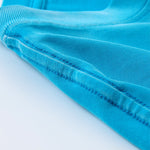 Boxy Raw Edge Washed Loose Short Sleeve Tee