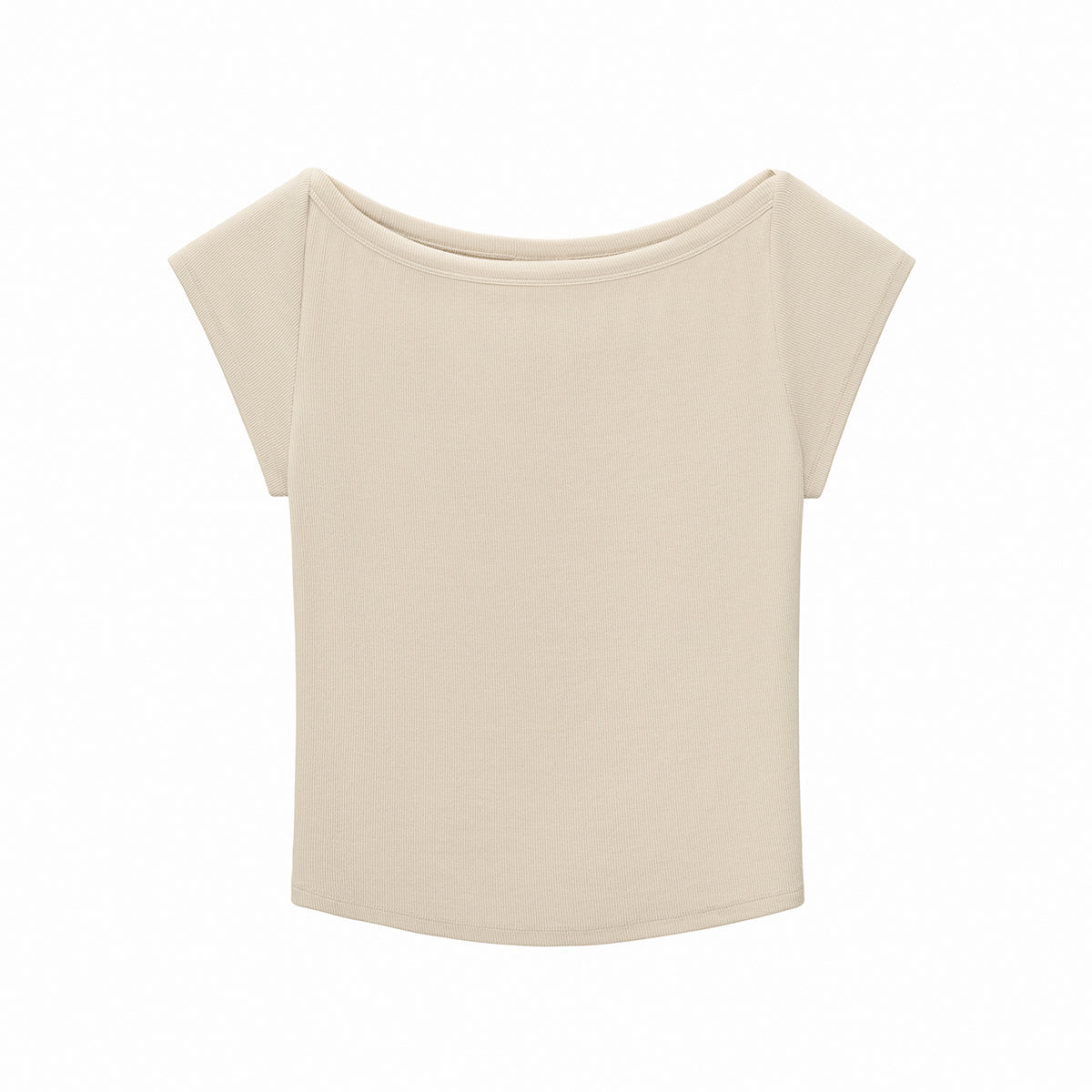 Solid Slim Fit Cropped Hot Girl Tee