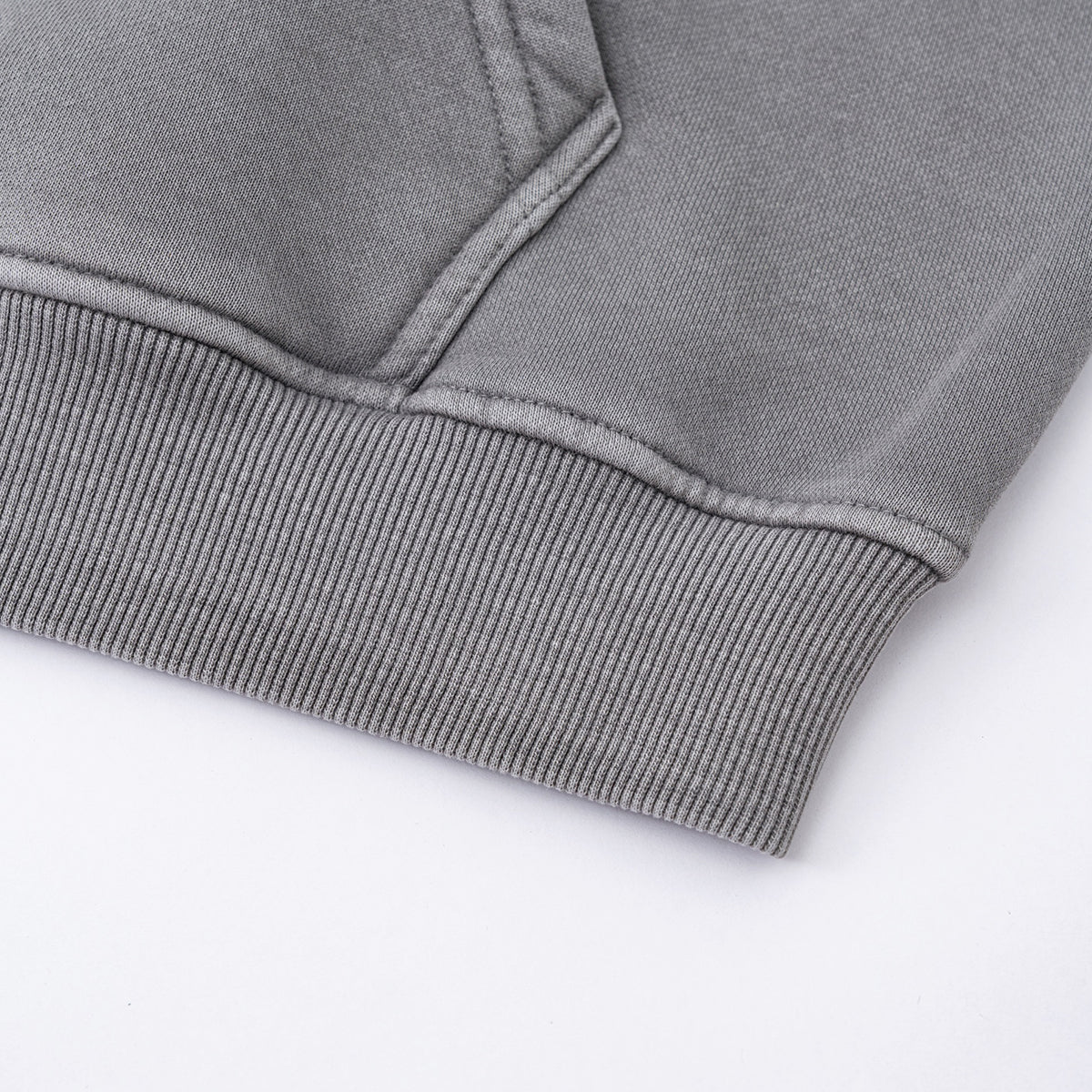 Double Slider Fleece Kangaroo Pocket Hoodie