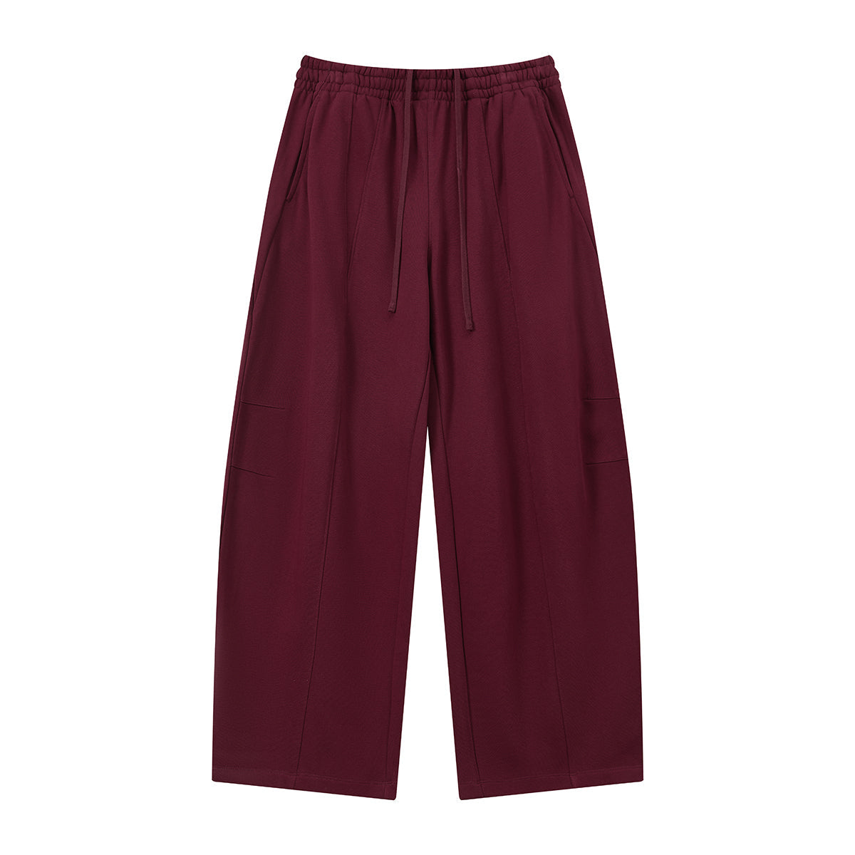 Minimalist Wide-Leg Elastic Waist Pants
