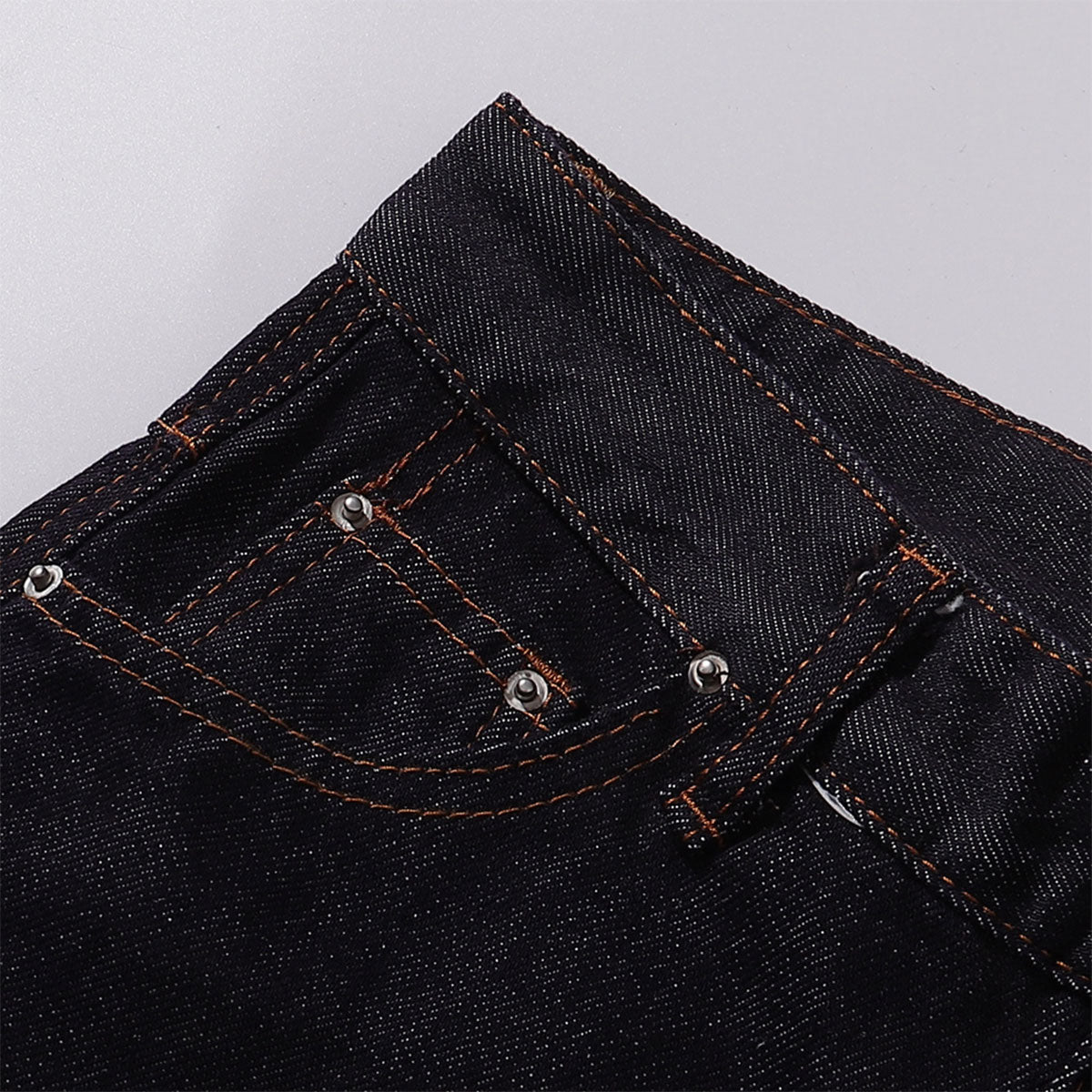 Classic Dark Wash Wide-Leg Denim Jeans