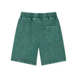 Men's Casual Washed Drawstring Sweat Shorts