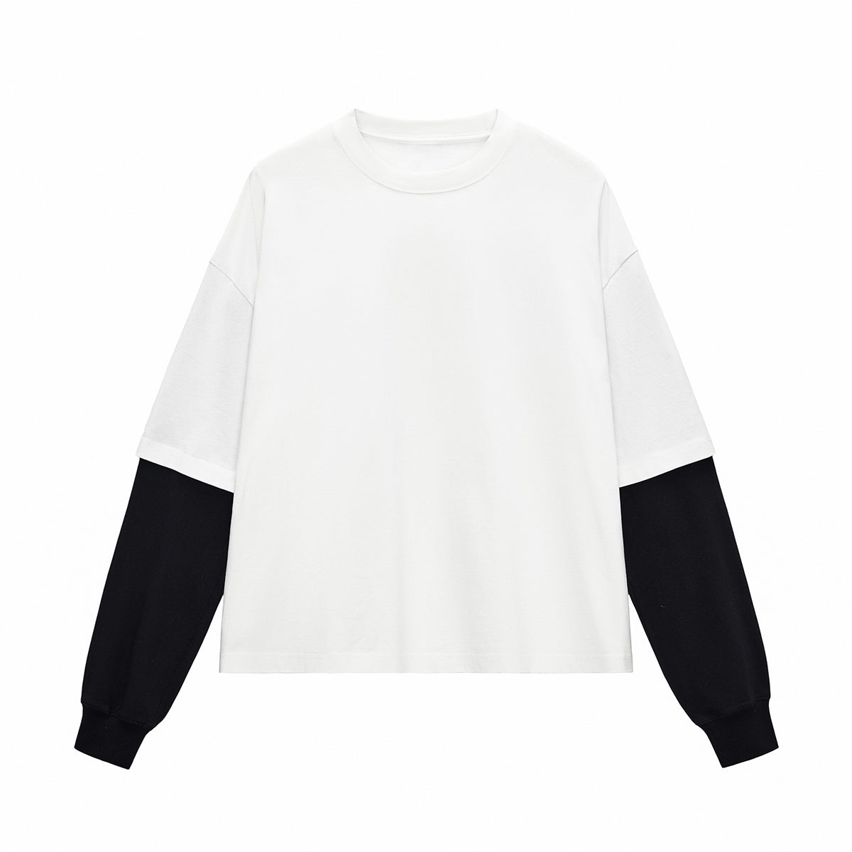 Boxy Fit Two-Layer Sleeve T-Shirt 280gsm