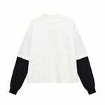 Boxy Fit Two-Layer Sleeve T-Shirt 280gsm