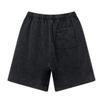 Washed Contrast Color Track Shorts