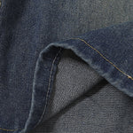 Vintage Washed Knee Length Denim Bermuda Shorts