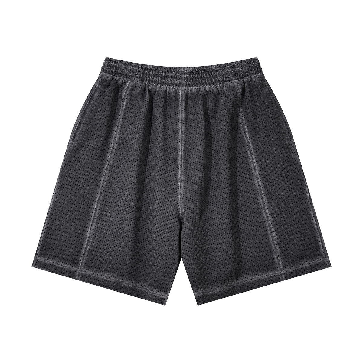 Breathable Mesh Athletic Elastic Waist Training Shorts