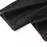 Vintage Wash Distressed Barrel Leg Pants