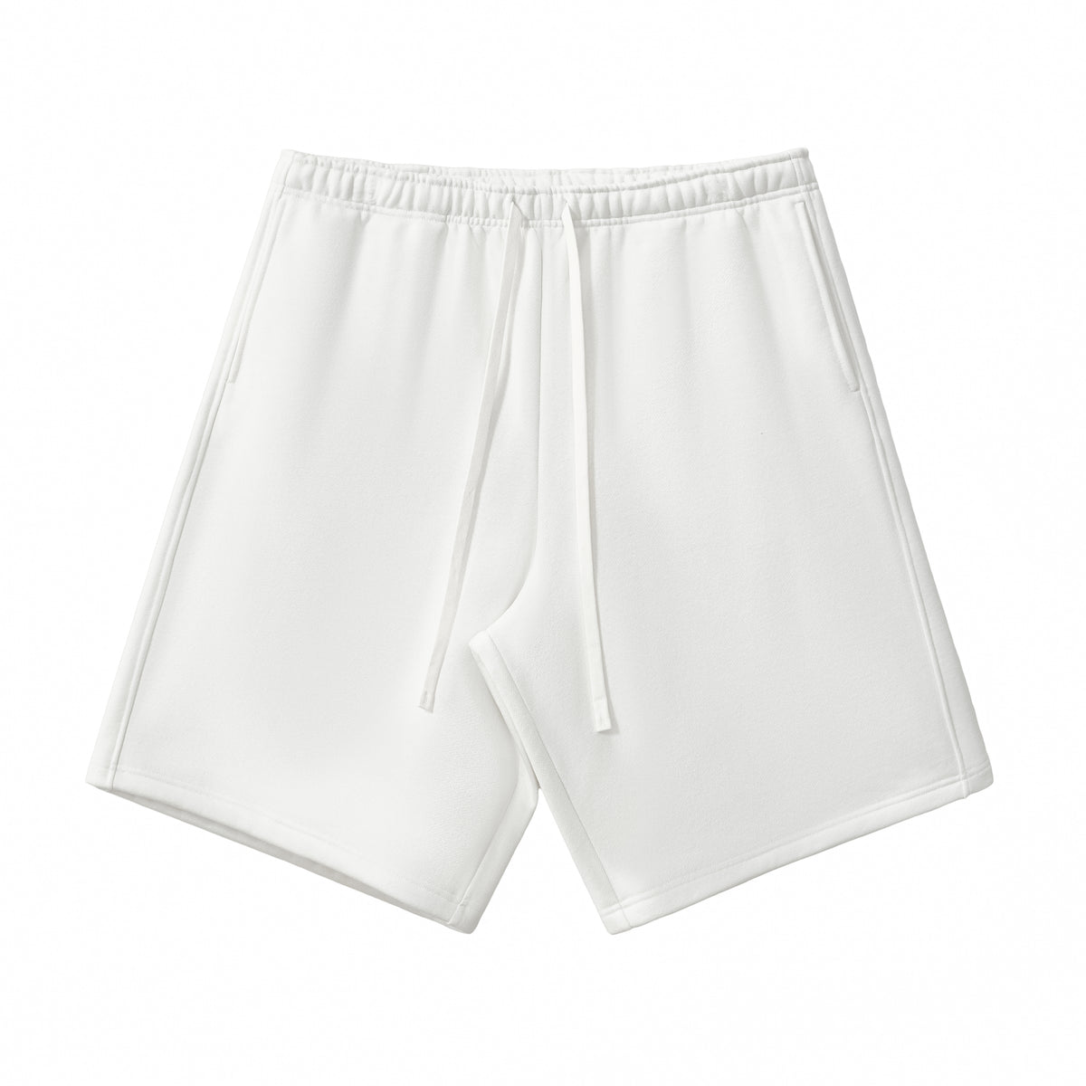 Knee-Length Fleece Baggy Sweatpants