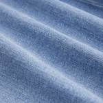 Peter Pan Collar Light Wash Denim Mini Dress