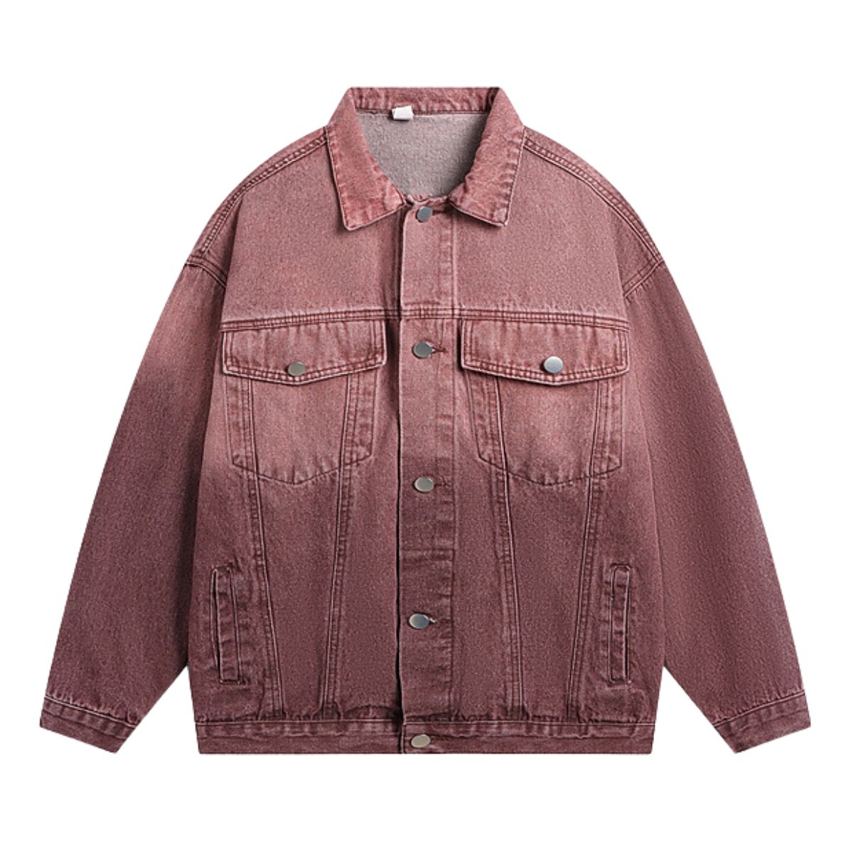 Retro Japanese Loose Gradient Denim Jacket Men & Women