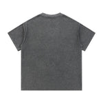 340G Vintage Wash Waffle Knit Relaxed Fit T-Shirt