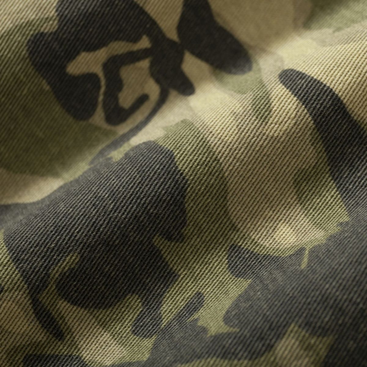 Smoke Rise Camouflage Patchwork Ripped Jeans