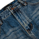 Men's Mid-Rise Straight-Leg Washed Denim Pants �Vintage Casual
