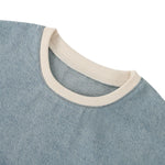 Washed Cotton Oversized Crew Neck Tee